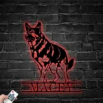 Animals Pets Metal Sign Distinctive German Shepherd 1