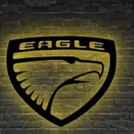 Animals Pets Metal Sign Eagle Logo Car 1