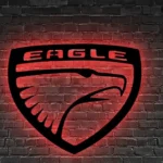 Animals Pets Metal Sign Eagle Logo Car 1