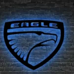 Animals Pets Metal Sign Eagle Logo Car 1