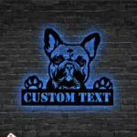 Animals Pets Metal Sign French Bulldog Appellation 1