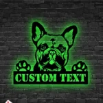 Animals Pets Metal Sign French Bulldog Appellation 1