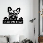Animals Pets Metal Sign French Bulldog Appellation 1