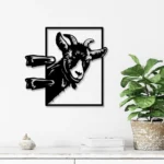 Animals Pets Metal Sign Funny Goat 1