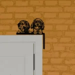 Animals Pets Metal Sign Golden Doodle Dog 1