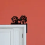 Animals Pets Metal Sign Golden Doodle Dog 1