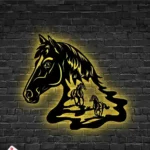 Animals Pets Metal Sign Horse 1