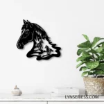 Animals Pets Metal Sign Horse 1