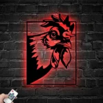 Animals Pets Metal Sign Humorous Chicken 1