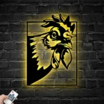 Animals Pets Metal Sign Humorous Chicken 1