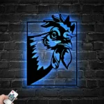 Animals Pets Metal Sign Humorous Chicken 1