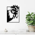 Animals Pets Metal Sign Humorous Chicken 1