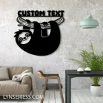 Animals Pets Metal Sign Lovely Sloth 1