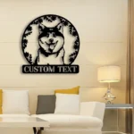 Animals Pets Metal Sign Personalized Akita Dog Name 1