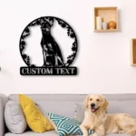 Animals Pets Metal Sign Personalized American Hairless Terrier Name 1