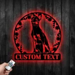 Animals Pets Metal Sign Personalized American Hairless Terrier Name 1