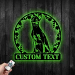 Animals Pets Metal Sign Personalized American Hairless Terrier Name 1