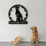 Animals Pets Metal Sign Personalized American Hairless Terrier Name 1