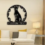 Animals Pets Metal Sign Personalized American Hairless Terrier Name 1