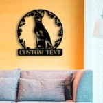 Animals Pets Metal Sign Personalized American Hairless Terrier Name 1