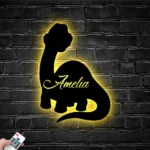 Animals Pets Metal Sign Personalized Baby Dinosaur 1