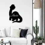 Animals Pets Metal Sign Personalized Baby Dinosaur 1