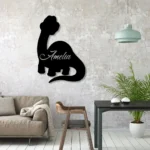 Animals Pets Metal Sign Personalized Baby Dinosaur 1