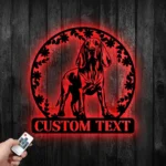 Animals Pets Metal Sign Personalized Bloodhound Dog Name 1