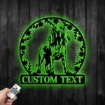 Animals Pets Metal Sign Personalized Bloodhound Dog Name 1