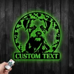 Animals Pets Metal Sign Personalized Border Terrier Dog Name 1