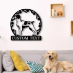 Animals Pets Metal Sign Personalized Brittany Spaniel Name Name 1