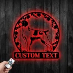 Animals Pets Metal Sign Personalized Brittany Spaniel Name Name 1