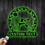 Animals Pets Metal Sign Personalized Brittany Spaniel Name Name 1