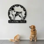 Animals Pets Metal Sign Personalized Brittany Spaniel Name Name 1