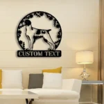 Animals Pets Metal Sign Personalized Brittany Spaniel Name Name 1