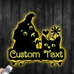 Animals Pets Metal Sign Personalized Cat And Dog Name 1