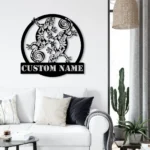 Animals Pets Metal Sign Personalized Couple Gecko 1