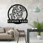 Animals Pets Metal Sign Personalized Couple Gecko 1