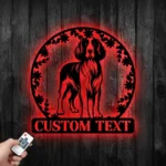 Animals Pets Metal Sign Personalized English Setter Dog Name 1