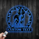 Animals Pets Metal Sign Personalized English Setter Dog Name 1