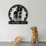 Animals Pets Metal Sign Personalized English Setter Dog Name 1
