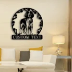 Animals Pets Metal Sign Personalized English Setter Dog Name 1