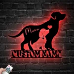 Animals Pets Metal Sign Personalized Family Name 1