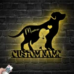 Animals Pets Metal Sign Personalized Family Name 1