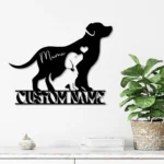 Animals Pets Metal Sign Personalized Family Name 1