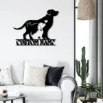 Animals Pets Metal Sign Personalized Family Name 1