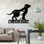 Animals Pets Metal Sign Personalized Family Name 1