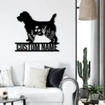 Animals Pets Metal Sign Personalized Floral Cairn Terrier Dog Name 1