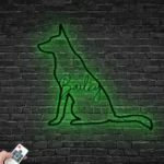 Animals Pets Metal Sign Personalized German Shepherd Dog Name 1