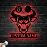 Animals Pets Metal Sign Personalized Horoscope Name 1